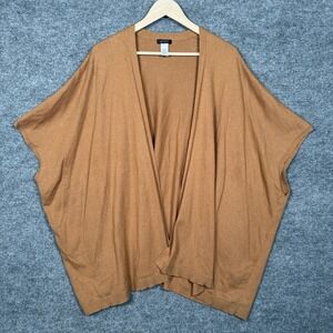 J.Jill Wearever Collection Size S-L Kimono Brown Cotton Nylon‎ Oversized Cozy